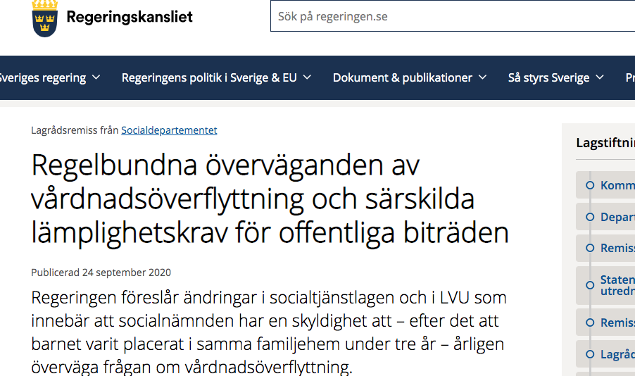Nya krav för att förordnas som offentligt biträde och ställföreträdare i LVU-mål
