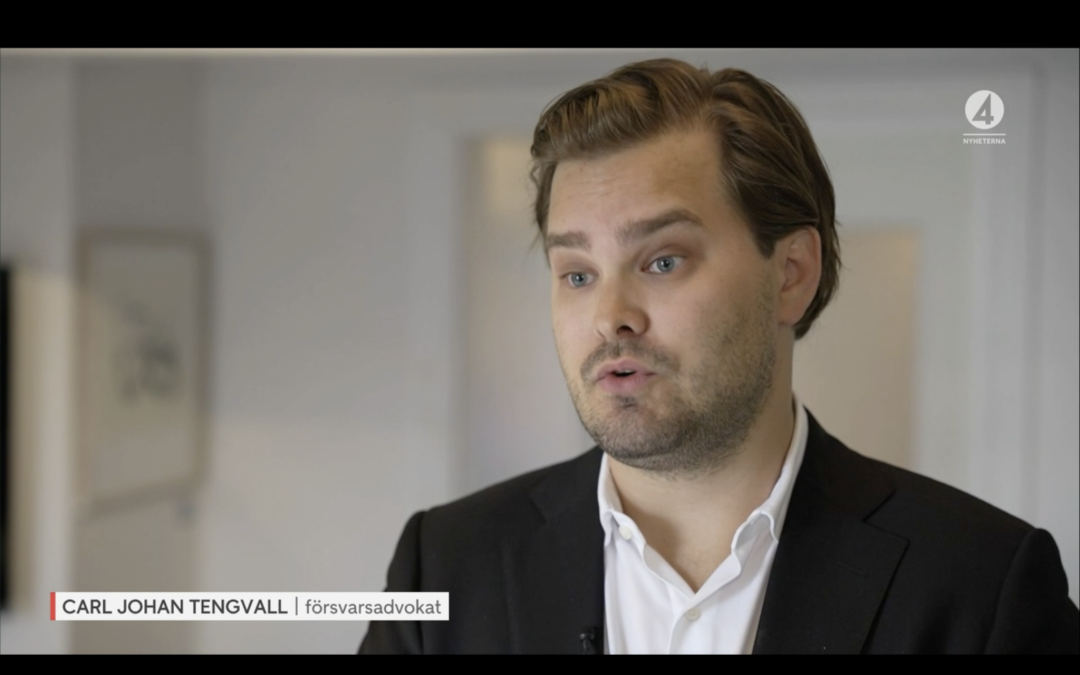 Carl Johan Tengvall kommenterar för TV4 det uppmärksammade mordet i Hammarby Sjöstad